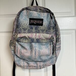 Jansport Multicolor Prism Snake Print Backpack